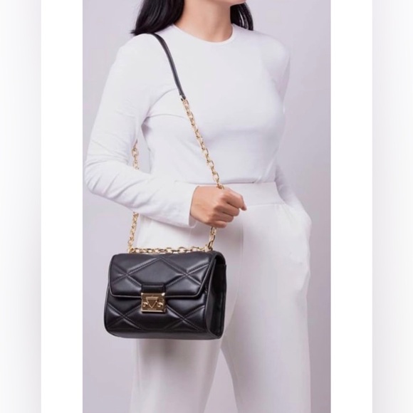 Michael Kors Serena Small Quilted Crossbody Bag - Picture 9 of 10